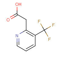 1000521-27-6 2-[3-(trifluoromethyl)pyridin-2-yl]acetic acid chemical structure