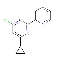 1335049-00-7 4-chloro-6-cyclopropyl-2-pyridin-2-ylpyrimidine chemical structure