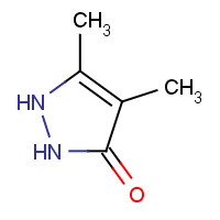 4344-72-3 4,5-dimethyl-1,2-dihydropyrazol-3-one chemical structure