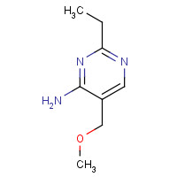 49781-38-6 2-ethyl-5-(methoxymethyl)pyrimidin-4-amine chemical structure