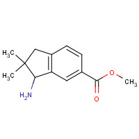 1246505-75-8 methyl 3-amino-2,2-dimethyl-1,3-dihydroindene-5-carboxylate chemical structure