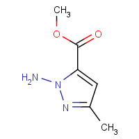 150017-57-5 methyl 2-amino-5-methylpyrazole-3-carboxylate chemical structure