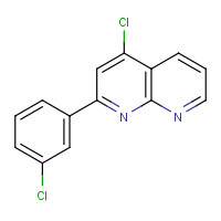 1323919-31-8 4-chloro-2-(3-chlorophenyl)-1,8-naphthyridine chemical structure