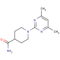 792940-20-6 1-(4,6-dimethylpyrimidin-2-yl)piperidine-4-carboxamide chemical structure