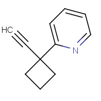 1211596-04-1 2-(1-ethynylcyclobutyl)pyridine chemical structure