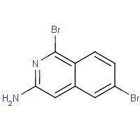 925672-85-1 1,6-dibromoisoquinolin-3-amine chemical structure