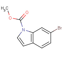 1386456-39-8 methyl 6-bromoindole-1-carboxylate chemical structure