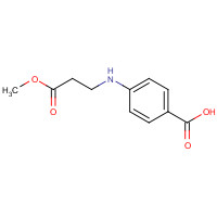 66839-22-3 4-[(3-methoxy-3-oxopropyl)amino]benzoic acid chemical structure