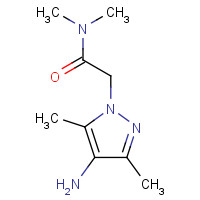 1152950-81-6 2-(4-amino-3,5-dimethylpyrazol-1-yl)-N,N-dimethylacetamide chemical structure