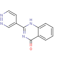 1313910-55-2 2-pyridazin-4-yl-1H-quinazolin-4-one chemical structure