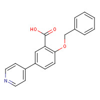 1237517-77-9 2-phenylmethoxy-5-pyridin-4-ylbenzoic acid chemical structure
