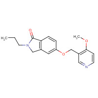 1338467-44-9 5-[(4-methoxypyridin-3-yl)methoxy]-2-propyl-3H-isoindol-1-one chemical structure