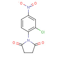 35581-03-4 1-(2-chloro-4-nitrophenyl)pyrrolidine-2,5-dione chemical structure