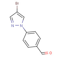 1174064-63-1 4-(4-bromopyrazol-1-yl)benzaldehyde chemical structure