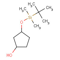 338430-79-8 3-[tert-butyl(dimethyl)silyl]oxycyclopentan-1-ol chemical structure