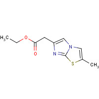 1334784-85-8 ethyl 2-(2-methylimidazo[2,1-b][1,3]thiazol-6-yl)acetate chemical structure