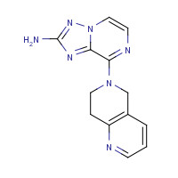 1360612-97-0 8-(7,8-dihydro-5H-1,6-naphthyridin-6-yl)-[1,2,4]triazolo[1,5-a]pyrazin-2-amine chemical structure
