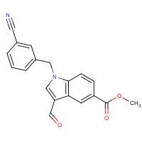 925889-73-2 methyl 1-[(3-cyanophenyl)methyl]-3-formylindole-5-carboxylate chemical structure