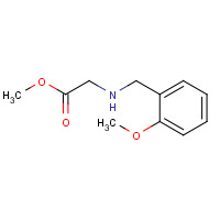 192189-85-8 methyl 2-[(2-methoxyphenyl)methylamino]acetate chemical structure