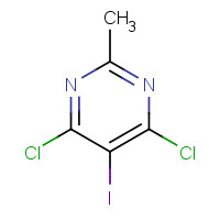 111079-21-1 4,6-dichloro-5-iodo-2-methylpyrimidine chemical structure