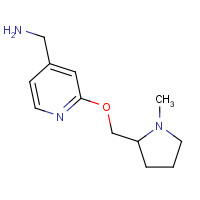 442846-55-1 [2-[(1-methylpyrrolidin-2-yl)methoxy]pyridin-4-yl]methanamine chemical structure