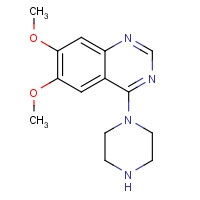21584-72-5 6,7-dimethoxy-4-piperazin-1-ylquinazoline chemical structure