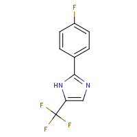 33469-12-4 2-(4-fluorophenyl)-5-(trifluoromethyl)-1H-imidazole chemical structure