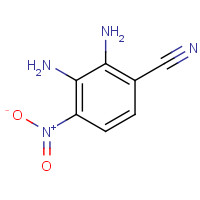 211096-54-7 2,3-diamino-4-nitrobenzonitrile chemical structure