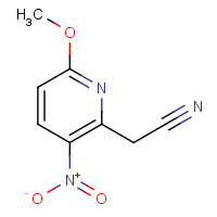 111795-99-4 2-(6-methoxy-3-nitropyridin-2-yl)acetonitrile chemical structure