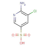610275-89-3 6-amino-5-chloropyridine-3-sulfonic acid chemical structure