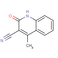 28448-12-6 4-methyl-2-oxo-1H-quinoline-3-carbonitrile chemical structure