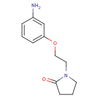 1099658-29-3 1-[2-(3-aminophenoxy)ethyl]pyrrolidin-2-one chemical structure