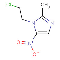13182-81-5 1-(2-chloroethyl)-2-methyl-5-nitroimidazole chemical structure
