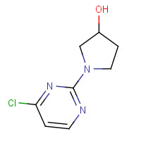 959237-45-7 1-(4-chloropyrimidin-2-yl)pyrrolidin-3-ol chemical structure