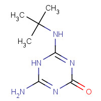 66753-06-8 2-amino-6-(tert-butylamino)-1H-1,3,5-triazin-4-one chemical structure