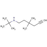 1263186-96-4 N-tert-butyl-3,3-dimethylhex-5-yn-1-amine chemical structure