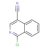 53491-80-8 1-chloroisoquinoline-4-carbonitrile chemical structure