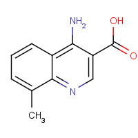 1234857-01-2 4-amino-8-methylquinoline-3-carboxylic acid chemical structure