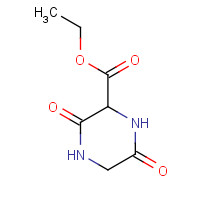 86750-34-7 ethyl 3,6-dioxopiperazine-2-carboxylate chemical structure
