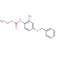 1043425-09-7 ethyl N-(2-amino-4-phenylmethoxyphenyl)carbamate chemical structure