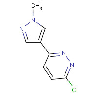 943541-20-6 3-chloro-6-(1-methylpyrazol-4-yl)pyridazine chemical structure