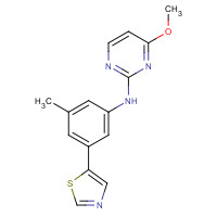 1312535-26-4 4-methoxy-N-[3-methyl-5-(1,3-thiazol-5-yl)phenyl]pyrimidin-2-amine chemical structure