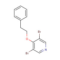 1357094-93-9 3,5-dibromo-4-(2-phenylethoxy)pyridine chemical structure