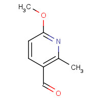156094-77-8 6-methoxy-2-methylpyridine-3-carbaldehyde chemical structure