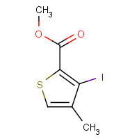 845878-92-4 methyl 3-iodo-4-methylthiophene-2-carboxylate chemical structure