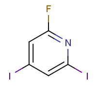 882170-39-0 2-fluoro-4,6-diiodopyridine chemical structure