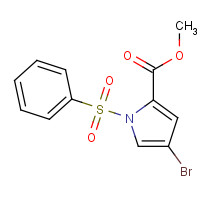 882747-46-8 methyl 1-(benzenesulfonyl)-4-bromopyrrole-2-carboxylate chemical structure