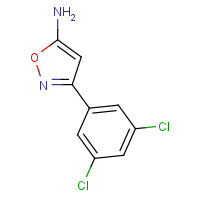 1020997-14-1 3-(3,5-dichlorophenyl)-1,2-oxazol-5-amine chemical structure