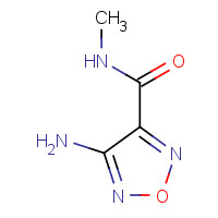30720-84-4 4-amino-N-methyl-1,2,5-oxadiazole-3-carboxamide chemical structure