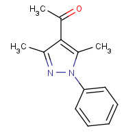 1210-43-1 1-(3,5-dimethyl-1-phenylpyrazol-4-yl)ethanone chemical structure